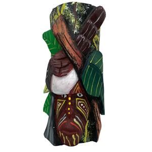 Boruca Mask Hand Crafted Carved Indigenous Art Bird Home decor